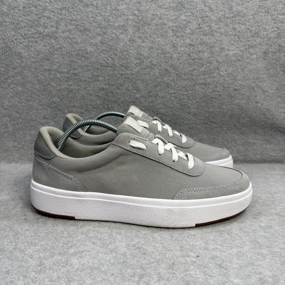 Kizik Shoes Womens Size 9 Grey Step In Comfort Canvas Casual Sneakers - Picture 4 of 10